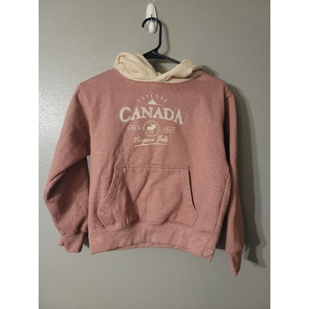 Souvenirs Northern Girls Red Pullover Hoodie Niagra Falls Size S